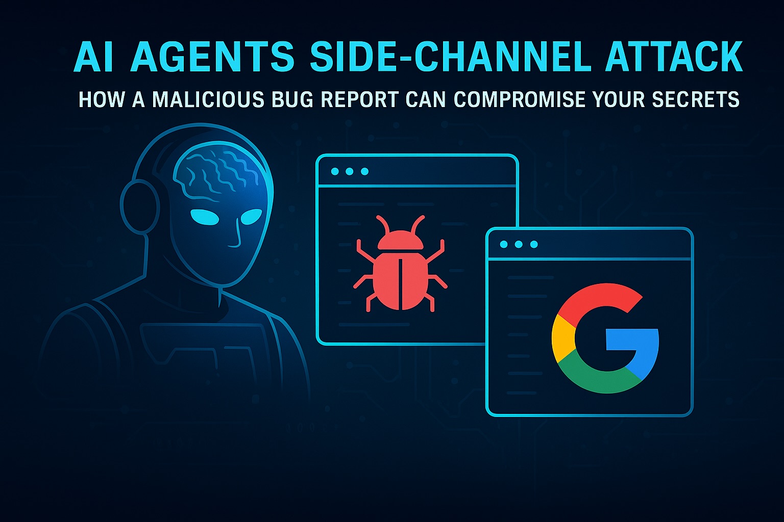 AI Side-Channel Attack Diagram